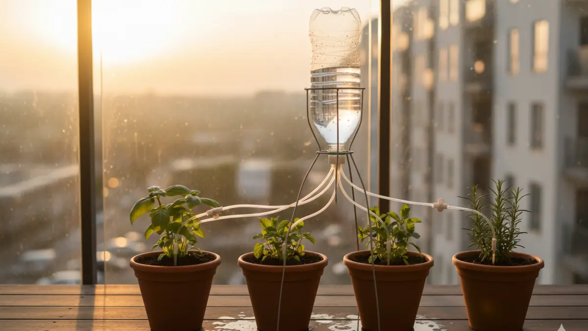 Como Fazer um Mini Sistema de Irrigação por Gotejamento para Vasos