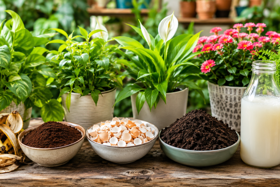 5 adubos caseiros infalíveis para suas plantas crescerem muito rápido