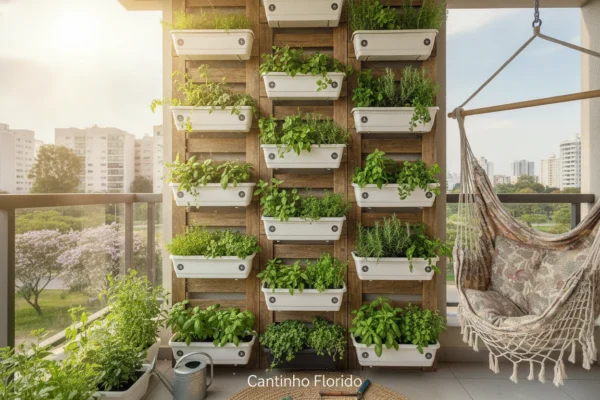 7 Passos Simples para Montar uma Horta Vertical Linda no Seu Apartamento